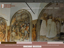 Tablet Screenshot of fondazionecrvolterra.it